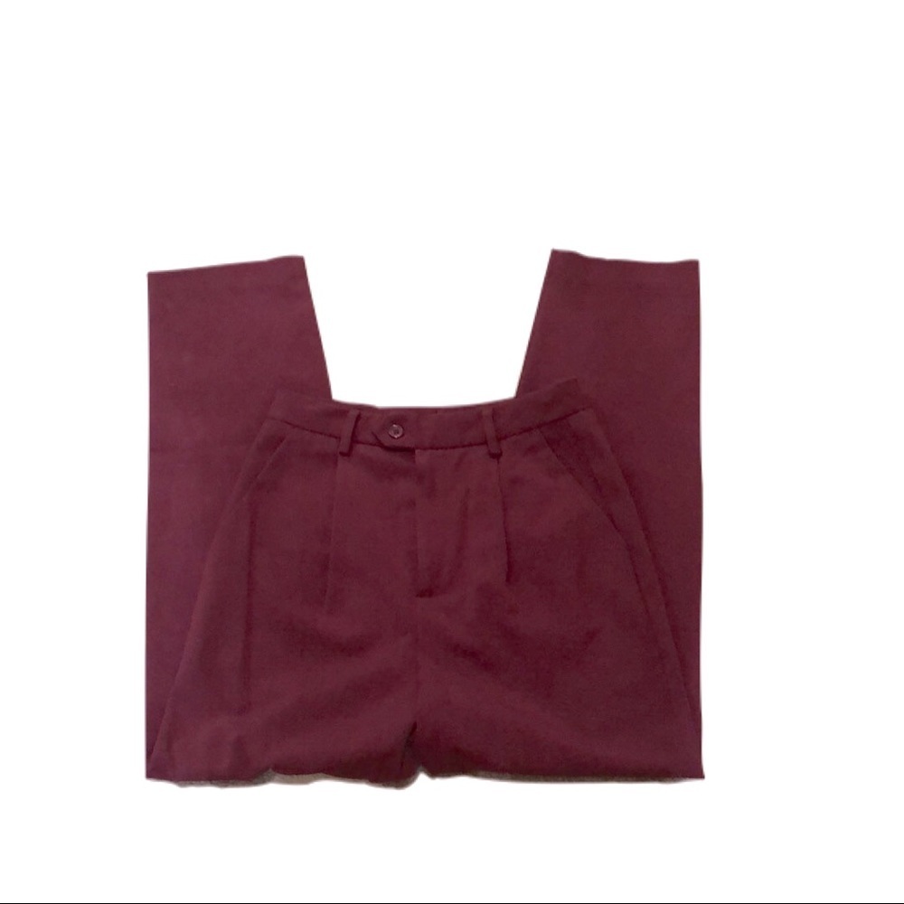 NWOT F21 Burgundy trousers S